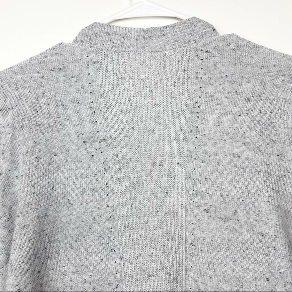 Lou and Grey Waterfall Drape Gray Knit Cardigan - Picture 10 of 10